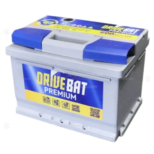 Автомобільний акумулятор DRIVEBAT Premium 6СТ-63 Н