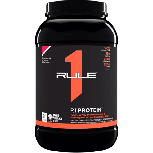 Протеин Rule 1 Protein R1 900 g / 30 servings / Strawberriess And Creme
