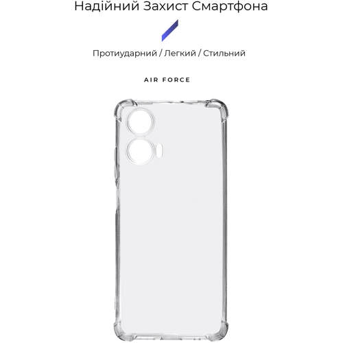 Чохол для телефона Armorstandart Air Force Camera cover Transparent для Motorola Moto G24 Power (ARM73906): Сумісність Motorola Moto G24 Power