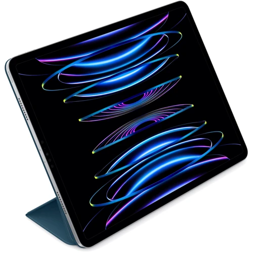 Аксесуар для iPad Apple Smart Folio для iPad Pro 12.9-inch (6th generation) - Marine Blue (MQDW3ZM/A): Особливості Стильный дизайн, Удобно держать в руке, Складывается в подставку, режим автопробуждения/сна