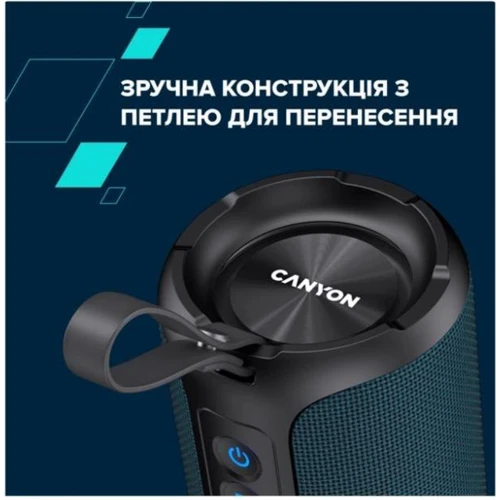 Акустика Canyon OnMove EQ 15W Dark Blue (CNE-CBTSP15BK): Питание От аккумулятора, от сети