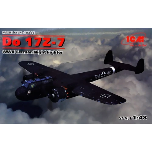 Немецкий ночной истребитель Do 17Z-7 WWII night fighter (ICM48245)