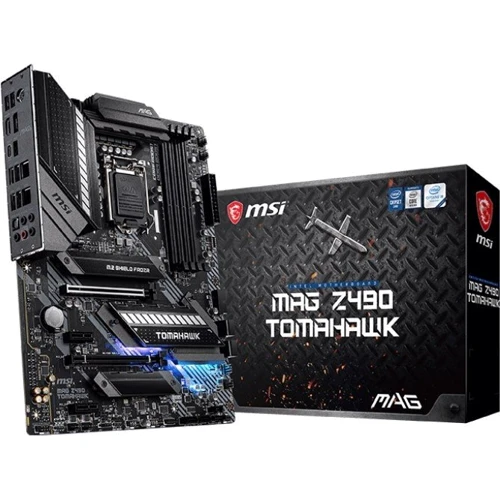 MSI MAG Z490 TOMAHAWK: Роз'єми на платі PCI Express x1, SATA 3.0, M.2