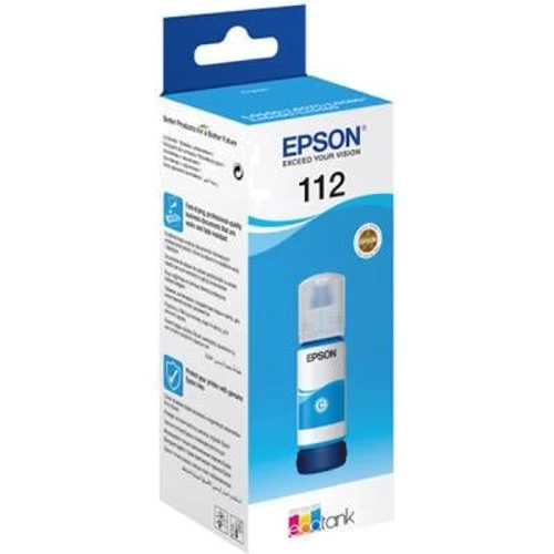 Чорнило Epson 112 EcoTank Pigment Cyan ink (C13T06C24A): Колір Cyan