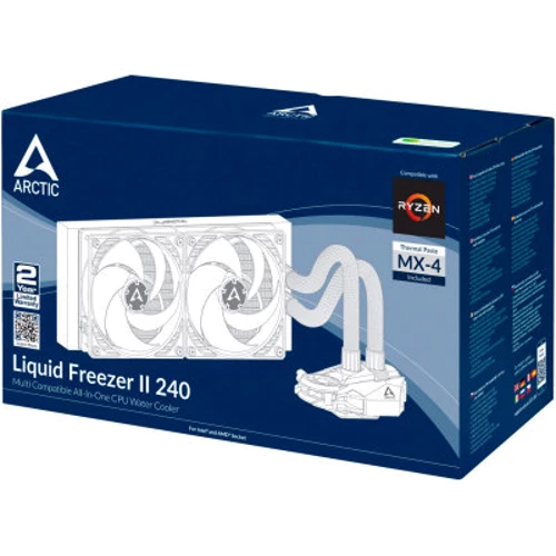 Кулер Arctic Liquid Freezer II 240 (ACFRE00046B): Кількість вентиляторів, шт 2