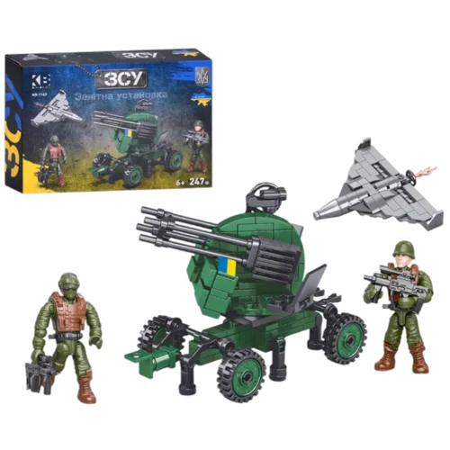 Конструктор LimoToy Военный 247 деталей (KB 1143)
