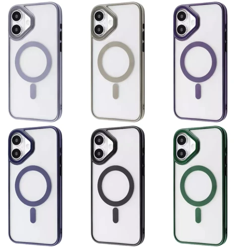 Чехол для iPhone Proove Blur Case with Magnetic Ring Deep Purple for iPhone 16: Цвет фиолетовый