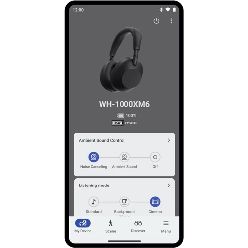 Наушники Sony WH-1000XM6 Black