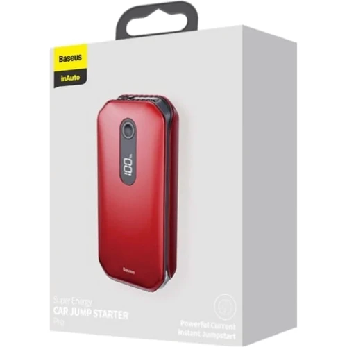 Baseus Super Energy Pro Car Jump Starter Red (CRJS03-09): Емкость заряжаемого аккумулятора, Ач 12000