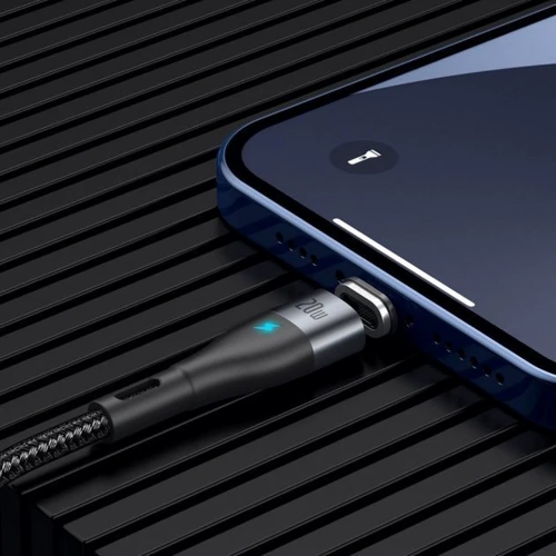 Кабель Baseus Cable USB-C to Lightning Zinc Magnetic Safe Fast Charging PD 20W 1m Black (CATLXC-01) фото 4