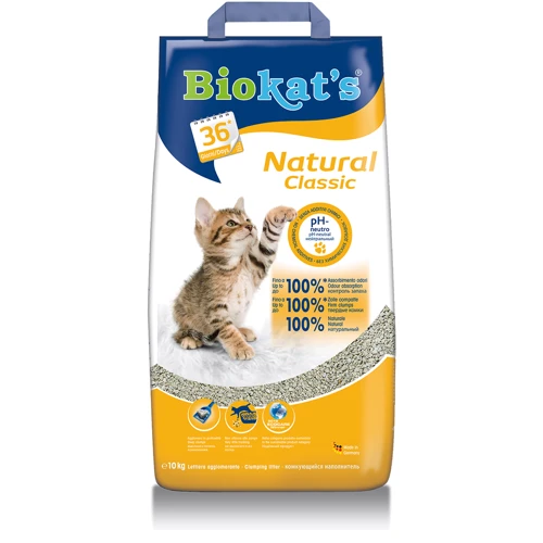 Наполнитель для кошачьего туалета Biokat's Natural 3in1 10 кг (4002064614642)
