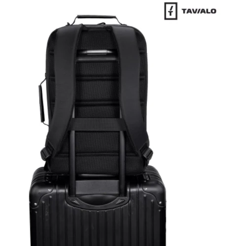 Рюкзак TAVIALO Smart 20 л чорний (TB20-224BL): Застібка Молния