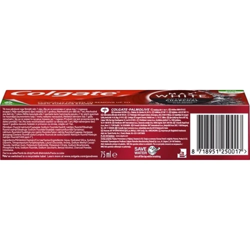Colgate Max White Activated Charcoal зубна паста 75ml: Клас косметики Масс-маркет