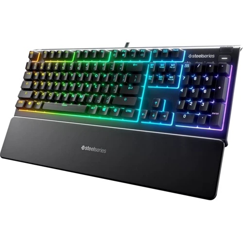 Клавиатура STEELSERIES APEX 3, RU (64805): Подключение проводное