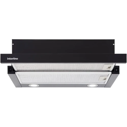Вытяжка Interline DELI BL A/60/2/T: Тип монтажа Встраиваемый