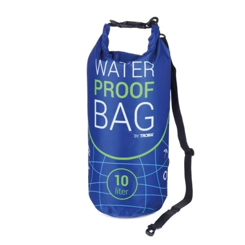 Уличная сумка с защитой от воды Troika WATERPROOF BAG синяя (WPB10/BL): Производитель Troika