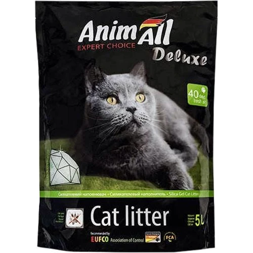 Наповнювач для котячого туалету AnimAll Делюкс 10.5 л (0.5л у подарунок) Зелений Смарагд (109,195)