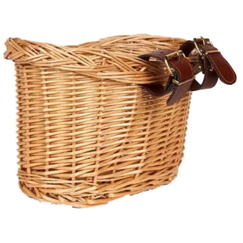 Велосипедний плетений кошик Trybike для беговела зі шкіряними ременями (TBS-200-BSK)