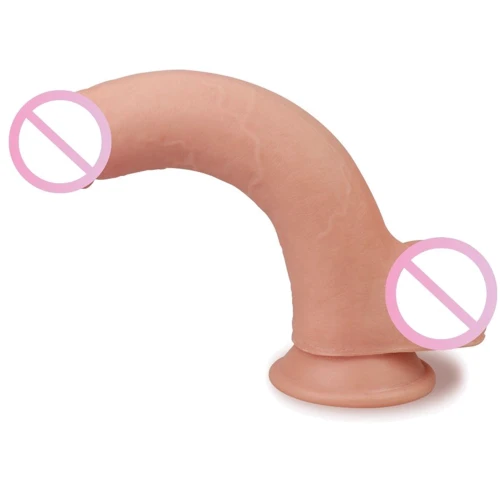 Фаллоимитатор LoveToy Skinlike Soft Dong 8"