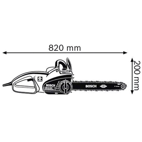Пила цепная Bosch GKE 35 BCE (0601597603): Шаг цепи 3/8 дюйма