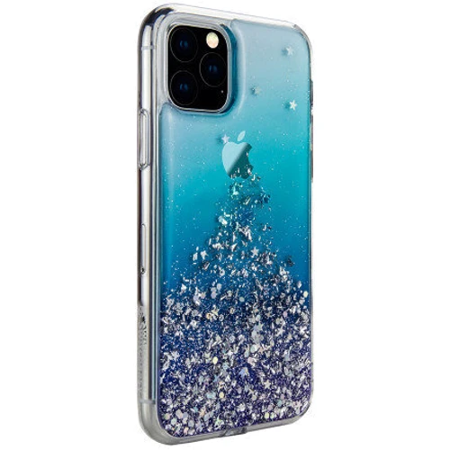 Чехол для iPhone SwitchEasy Starfield Case Crystal Blue (GS-103-80-171-106) for iPhone 11 Pro: Цвет голубой