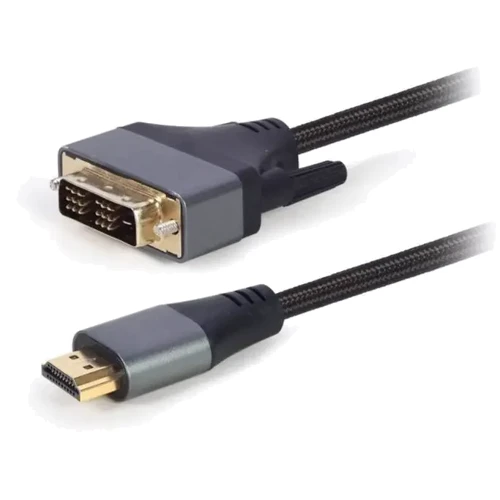 Кабель и переходник Cablexpert HDMI на DVI 18+1pin 4K 30Hz 1.8 м (CC-HDMI-DVI-4K-6): Тип кабель
