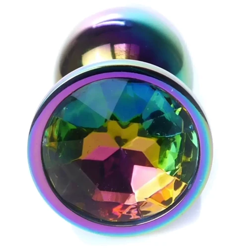 Анальная пробка Boss Series - Jewellery Multicolour PLUG Clear S (BS6400116)