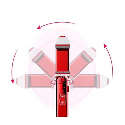 WK Selfie Stick Bluetooth 71cm Red (WT-P06): Цвет красный