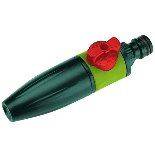 Ороситель ручной Verto, прямой, 1/2"-3/4", регулировка формы струи воды, блокировка подачи воды (15G700): Тип насадки для полива