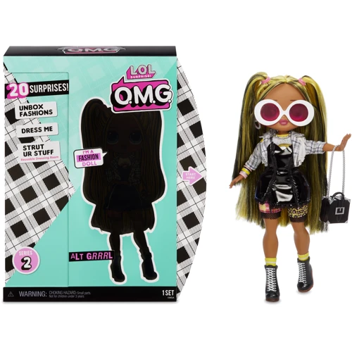 Игровой набор с куклой L.O.L. SURPRISE! серии "O.M.G" S2 - ЛЕДИ-ГРАНЖ (с аксессуарами)