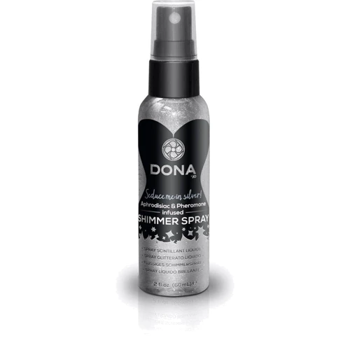 Спрей для тіла з блискітками DONA Shimmer Spray Silver (60 мл): Тип спрей