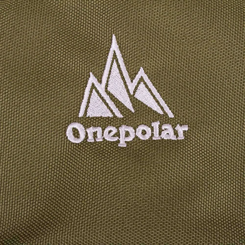 Мужской рюкзак Onepolar зеленый (W1300-green): Застежка Молния