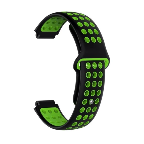 Ремешок Garmin Universal 16 Nike-style Silicone Band Black/Green (U16-NSSB-BKGN)
