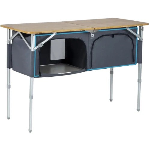 Стол для кемпинга Bo-Camp Newington 120x50 cm Brown (1593631): Материал покрытия бамбук/Polyester 600D Brushed