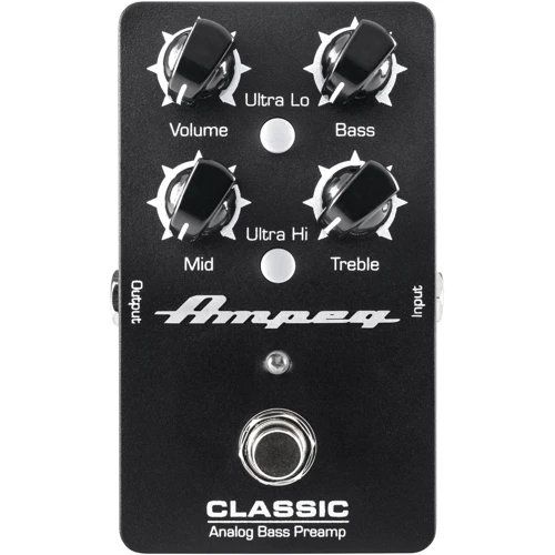Педаль гитарных эффектов Педаль AMPEG Classic Analog Bass Preamp