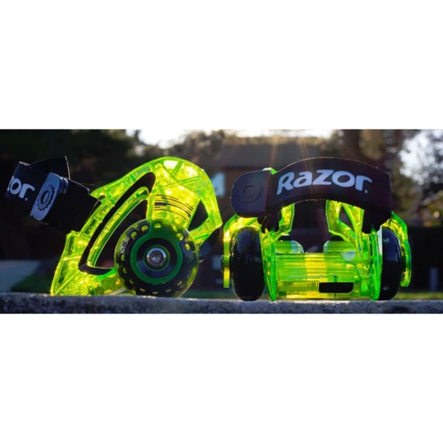 Razor Jetts Heel Wheels, Neon Green