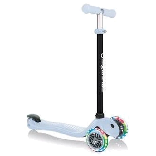 Самокат GLOBBER серии GO UP SPORTY пастельный синий, до 20/50кг, 1+, 3 колеса с подсветкой: Тип тормоза ножной