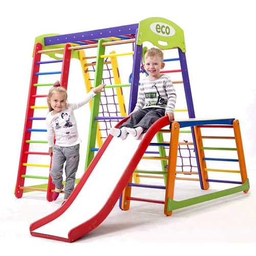 Спортивный комплекс для дома SportBaby «Акварелька Plus 1-1» фото 8