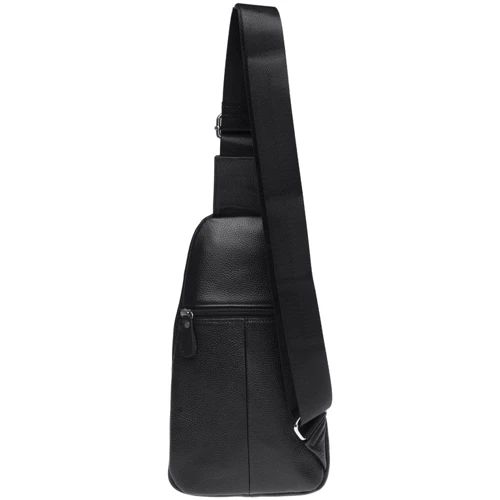Чоловіча сумка-слінг Borsa Leather чорна (K1142-black): Країна виробник Тайвань