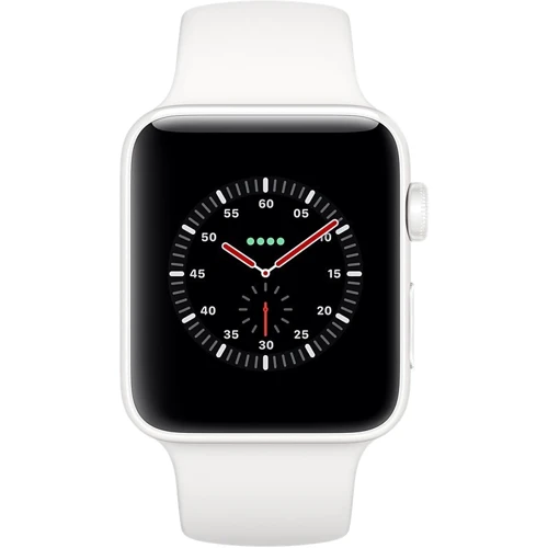 Apple Watch Series 3 Edition 42mm GPS+LTE White Ceramic Case with Soft White/Pebble Sport Band (MQKD2): Розмір 42mm