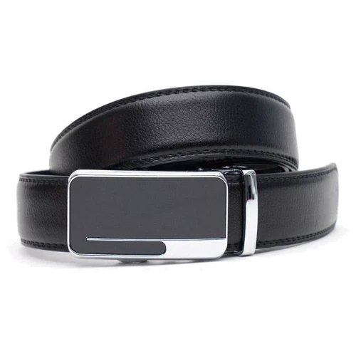 Мужской ремень Borsa Leather черный (V1GKX47-black)