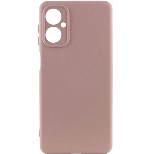 Чохол для телефона TPU Case Getman Liquid Silk Full Camera Pink Sand для Motorola G14