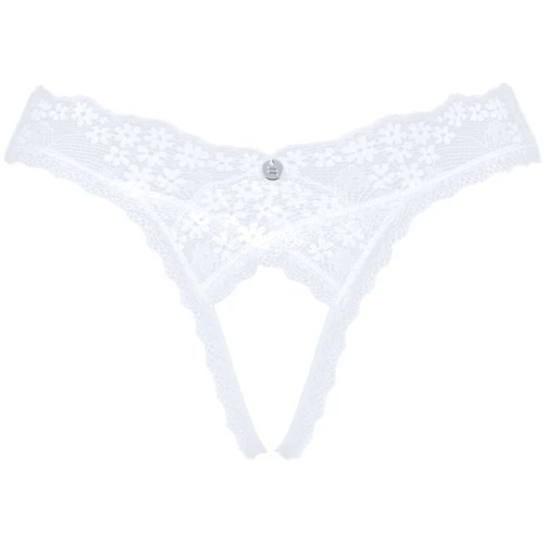 Трусики с доступом Obsessive Heavenlly White XL/2XL