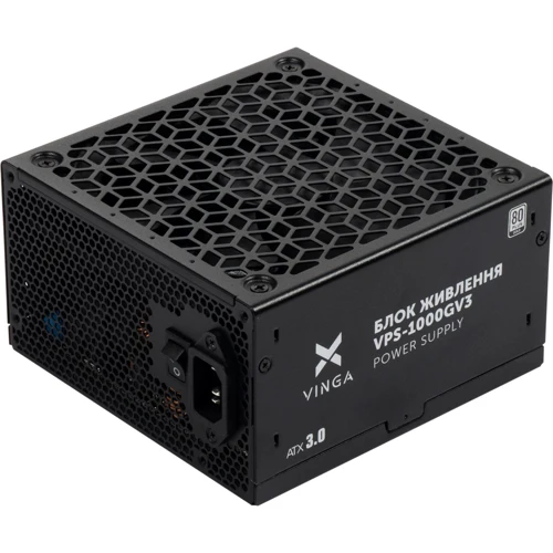 Блок живлення Vinga 1000W (VPS-1000GV3) UA: Форм-фактор ATX 3.0