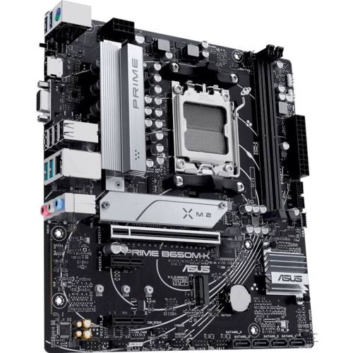 ASUS PRIME B650M-K: Разъемы на плате SATA 3.0, M.2