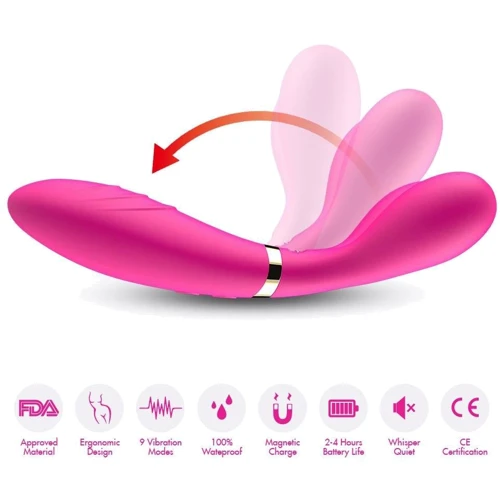 Вибратор BOSS Dual-head Massager Pink