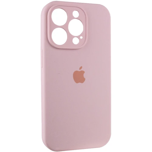 Чехол для iPhone Mobile Case Silicone Case Full Camera Protective Chalk Pink for iPhone 15 Pro Max: Цвет розовый