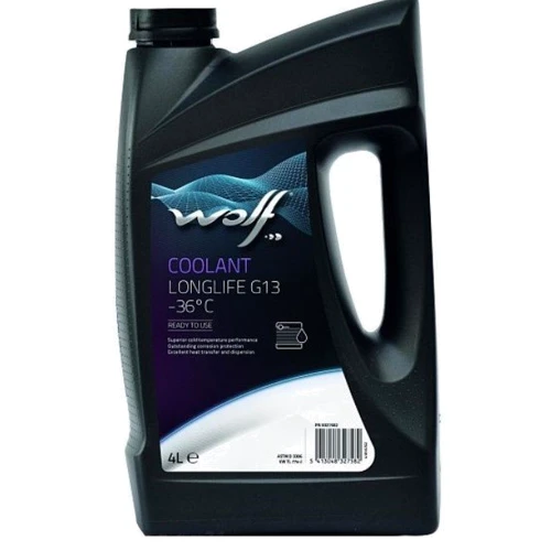 Охолоджуюча рідина WOLF COOLANT LONGLIFE G13 -36°C 4Lx4