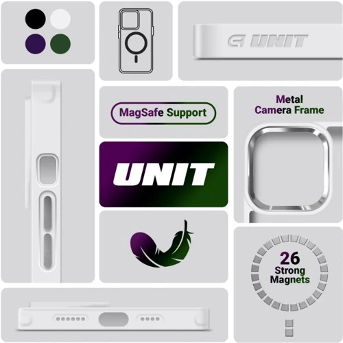 Чохол для iPhone ArmorStandart Unit MagSafe Case Matte Clear Silver для iPhone 13 Pro Max (ARM70461): Тип аксесуара чехол