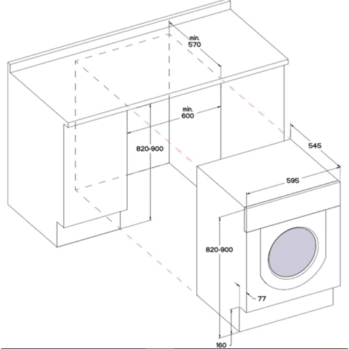 Встраиваемая стиральная машина Whirlpool WDWG75148EU фото 9